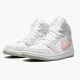 Women's/Men's Nike Jordan 1 Mid SE Light Iron Ore Light Iron Ore/Atmosphere/White Jordan Shoes