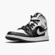 Women's/Men's Nike Jordan 1 Mid White Shadow Black/White/Lt Smoke Grey Jordan Shoes