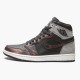 Women's/Men's Nike Jordan 1 Retro High Light Army Rust Shadow Patina Black/Grey Rust Jordan Shoes