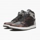 Women's/Men's Nike Jordan 1 Retro High Light Army Rust Shadow Patina Black/Grey Rust Jordan Shoes