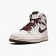 Men's Nike Jordan 1 Retro High OG A Ma Maniére Sail/Burgundy Crush Jordan Shoes