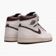 Men's Nike Jordan 1 Retro High OG A Ma Maniére Sail/Burgundy Crush Jordan Shoes