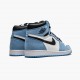 Men's Nike Jordan 1 Retro High White University Blue Black White/University Blue-Black Jordan Shoes