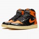 Men's Nike Jordan 1 Retro Shattered Backboard BlackPale Vanilla Starfish Black/Pale Vanilla-Starfish Jordan Shoes