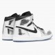 Women's/Men's Nike Jordan 1 Retro High Think 16 Chrome Black/White/Turbo Green Jordan Shoes