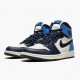 Men's Nike Jordan 1 Retro High OG Obsidian University Blue Sail/Obsidian/University Blue Jordan Shoes