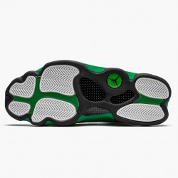 Men's Nike Jordan 13 Retro Lucky Green White/Black/Lucky Green Jordan Shoes