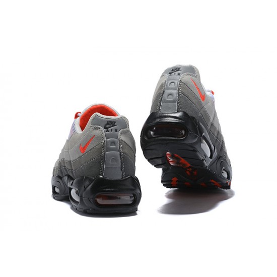 Men's Nike Air Max 95 OG Grey Red Footwear AT2865-100