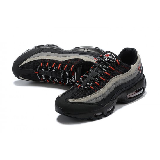 Men's Nike Air Max 95 TT Black Grey Red Footwear CW7477-001