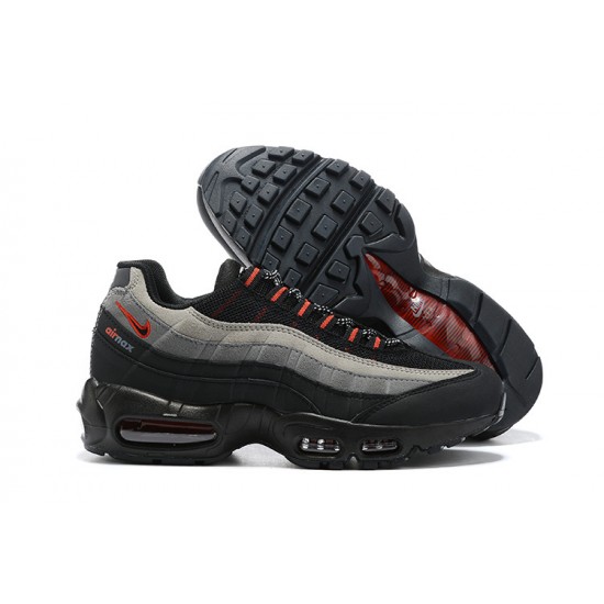 Men's Nike Air Max 95 TT Black Grey Red Footwear CW7477-001