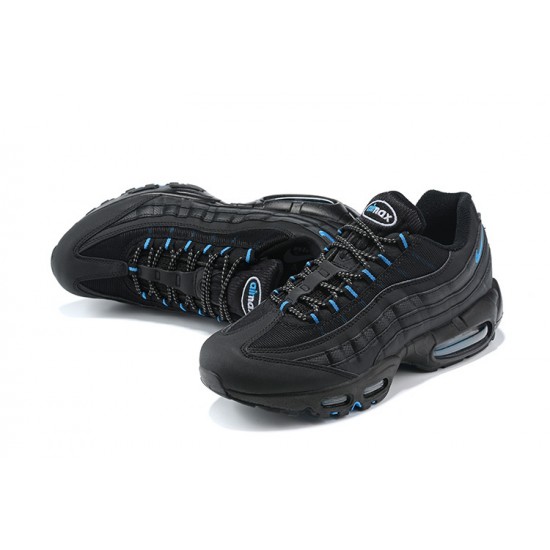 Men's Nike Air Max 95 TT Black and Blue Footwear