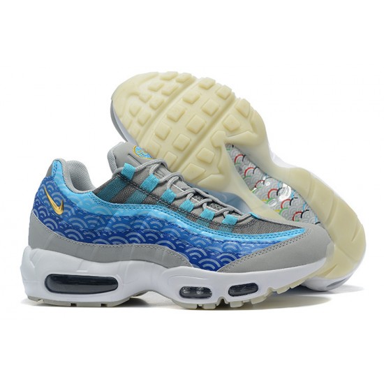 Men's Nike Air Max 95 TT Blue Grey White Footwear CW7992-001