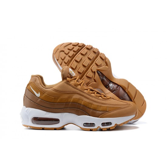 Men's Nike Air Max 95 TT Brown and White Footwear 