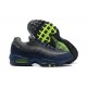 Men's Nike Air Max 95 TT Grey Blue and Black Black Footwear DA1504-400 