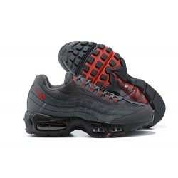 Men's Nike Air Max 95 TT Grey Red and Black Footwear