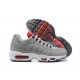 Men's Nike Air Max 95 TT Grey White and Red Footwear 