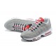 Men's Nike Air Max 95 TT Grey White and Red Footwear 