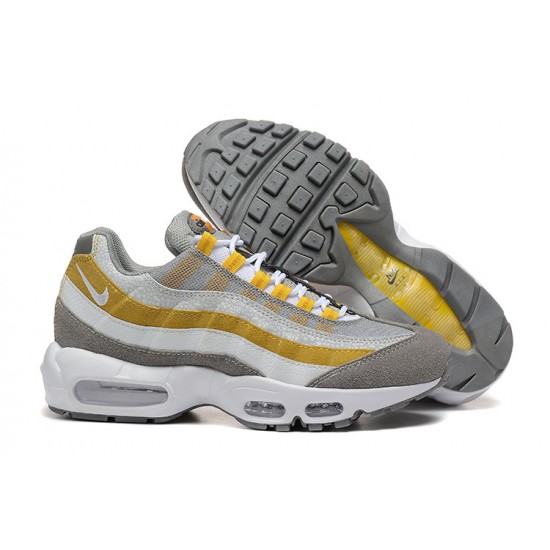 Men's Nike Air Max 95 TT Grey Yellow White Footwear DM0011-010