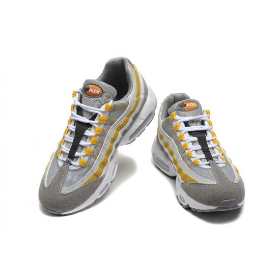 Men's Nike Air Max 95 TT Grey Yellow White Footwear DM0011-010