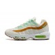 Men's Nike Air Max 95 TT White  Green Brown Footwear CZ0154-100 