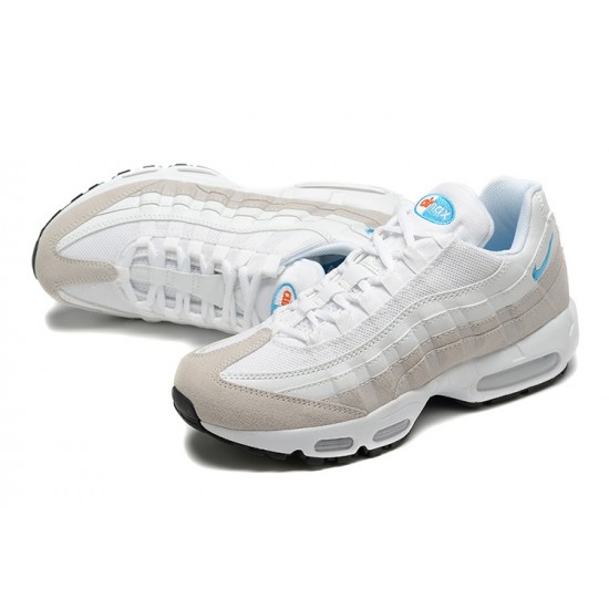 Men's Nike Air Max 95 TT White Blue Footwear DJ9981-100