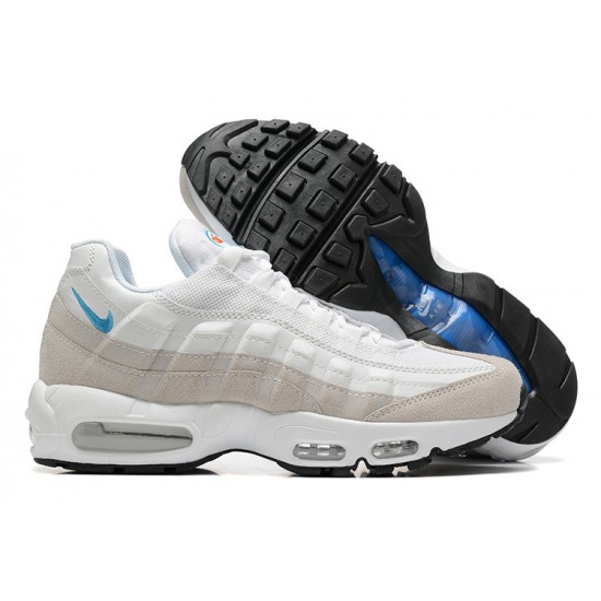 Men's Nike Air Max 95 TT White Blue Footwear DJ9981-100