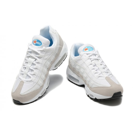 Men's Nike Air Max 95 TT White Blue Footwear DJ9981-100