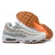 Men's Nike Air Max 95 TT White Grey and Orange Footwear DM0011-100 