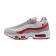 Men's Nike Air Max 95 TT White Red and Grey Footwear