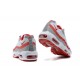 Men's Nike Air Max 95 TT White Red and Grey Footwear