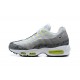 Men's Nike Air Max 95 TT White and Grey Footwear