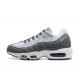 Men's Nike Air Max 95 TT White and Grey Footwear