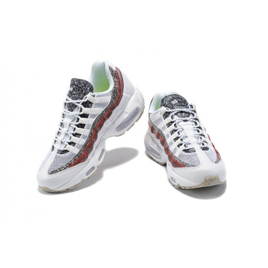 Men's Nike Air Max 95 TT White and Red Footwear