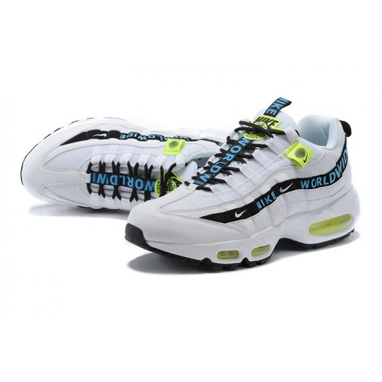 Men's Nike Air Max 95 TT Worldwide Pack White Black Footwear CT0248-100