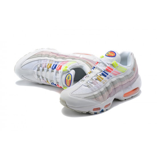 Women's/Men's Nike Air Max 95 TT White Multi Footwear DH5722-100