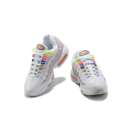 Women's/Men's Nike Air Max 95 TT White Multi Footwear DH5722-100