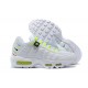 Women's/Men's Nike Air Max 95 TT Worldwide White Yellow Footwear CV9030-100