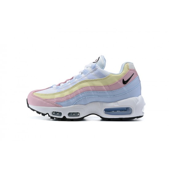 Women's Nike Air Max 95 TT Blue Yellow Pink Footwear