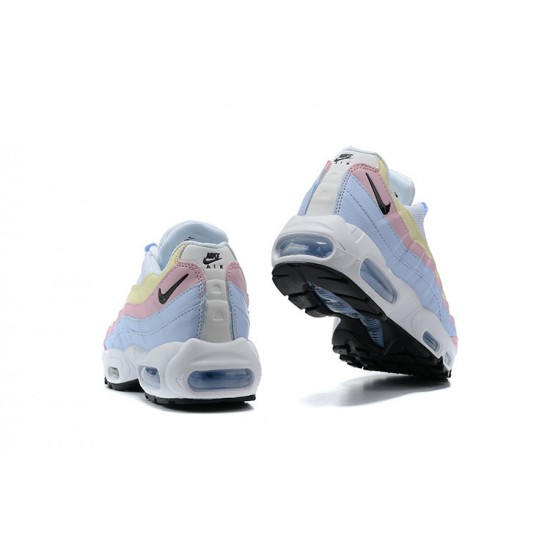 Women's Nike Air Max 95 TT Blue Yellow Pink Footwear