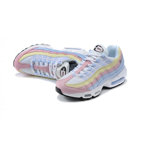 Women's Nike Air Max 95 TT Blue Yellow Pink Footwear