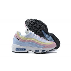 Women's Nike Air Max 95 TT Blue Yellow Pink Footwear