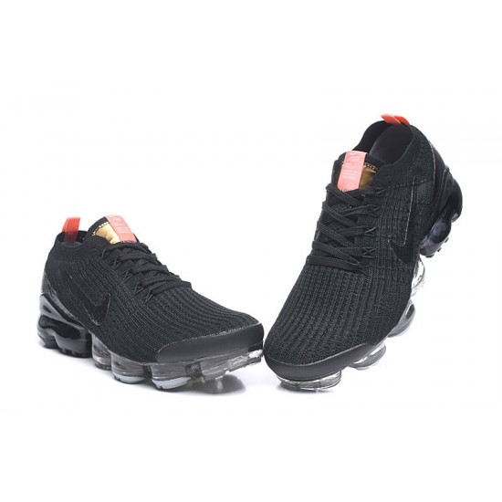 Women's/Men's Nike Air VaporMax Flyknit 3 Black Orange Footwear