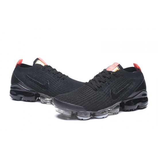 Women's/Men's Nike Air VaporMax Flyknit 3 Black Orange Footwear