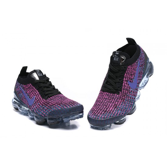 Women's/Men's Nike Air VaporMax Flyknit 3 Black Purple Footwear AJ6900-009