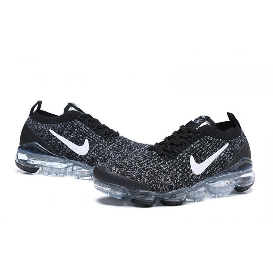 Women's/Men's Nike Air VaporMax Flyknit 3 Black White Footwear AJ6900-212