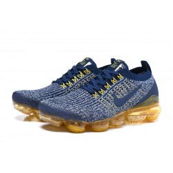 Women's/Men's Nike Air VaporMax Flyknit 3 Blue Yellow  Footwear AJ6900-444