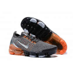 Women's/Men's Nike Air VaporMax Flyknit 3 Grey Orange Footwear AJ6900-024