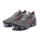 Women's/Men's Nike Air VaporMax Flyknit 3 Grey Red Footwear CT1270-001