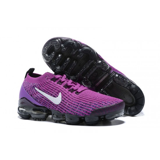 Women's/Men's Nike Air VaporMax Flyknit 3 Purple Black Footwear AJ6900-502