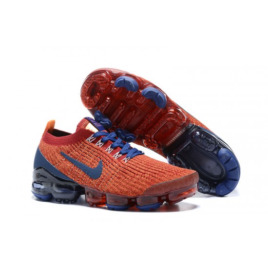 Women's/Men's Nike Air VaporMax Flyknit 3 Red Blue Footwear AJ6900-600